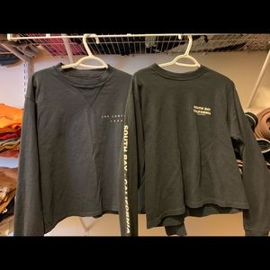 Two Brandy Melville long sleeve t shirts